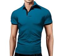 Generisch 2026 - Mode d'été pour homme - Collocation baggy - Haut à manches courtes - Hauts plus longs pour homme, Vert menthe., 7XL