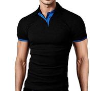 Generisch 2026 - Mode d'été pour homme - Collocation baggy - Haut à manches courtes - Hauts plus longs pour homme, Noir , 5XL