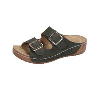 Generisch 2026 Nouveau Mode d'été pour femme Pantoufles à bout ouvert Plateforme Boucle One Line Sandales de plage, Vert armée., 40 EU