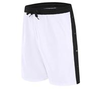 Generisch 2026 - Nouveau pantalon d'été cinq huitièmes avec bouton latéral pour hommes et femmes Short de sport droit décontracté à cinq huitièmes Pantalon de jogging de basket-ball Yoga Short taille