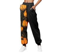 Generisch 2026 Pantalon de jogging décontracté pour femme - Taille élastique - Poches - Couleur imprimée