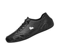 Generisch 2026 - Pantoufles décontractées pour homme - Respirantes - Bout rond - Plat - Confortable - Pour le quotidien - Chaussures pour homme - 45 hiver, Noir , 39 EU