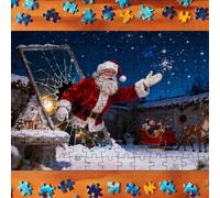Generisch 2026 Passez un moment merveilleux avec une sélection de puzzles créez votre propre histoire de Noël pleine de bonheur ! (bleu, 30 x 21 cm)