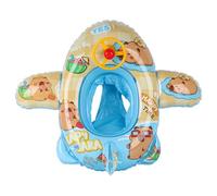 Generisch 2026 - Petite bouée gonflable avec dossier pour bébé et tout-petits - Pour le plaisir de l'eau - Bleu ciel - 75 cm