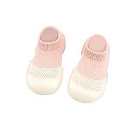 Generisch 2026 Premières chaussettes résille élastiques pour bébé et enfant en intérieur dans des couleurs mélangées, Rose, 24 EU
