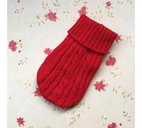Generisch 2026 Pull d'hiver pour petits chiens et chats et chiens de taille moyenne (rouge, S)