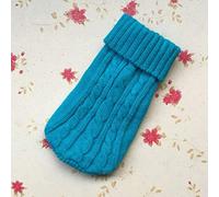 Generisch 2026 Pull d'hiver pour petits chiens et chats - Vêtements pour animaux de compagnie - Pour chiens de taille moyenne (bleu, M)