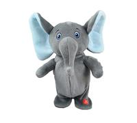Generisch 2026 Respiration d'éléphant, doudou, peluche boueuse pour s'endormir, avec lumières musicales et mouvement respiratoire rythmique, peluches boueuses, koalas respirants (bleu, A)