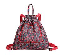 Generisch 2026 Sac à dos avec cordon de serrage Sac à dos de sport pliable imperméable Sac à dos de voyage léger, k, Taille unique pour tous, Sac à dos en bandoulière