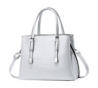Generisch 2026 Sac à main en cuir clair Mode Femme Motif pierre Sac épaule unique, Blanc., Einheitsgröße, Sac à dos de voyage