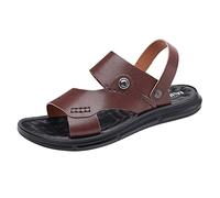 Generisch 2026 Sandales de sport pour homme Athletic Summer Beach Slides Chaussures de plein air randonnée Tanga Tongs Sandales Noir Bottes pour homme, marron, 41 EU