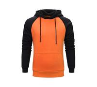 Generisch 2026 - Sweat à capuche pour hommes Code européen Commerce extérieur Nouveau Hommes Capuche Polaire Couple Sweat à capuche Sweatshirt, Orange, M