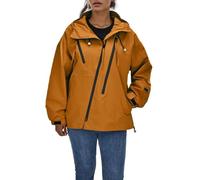 Generisch 2026 Veste de pluie Femme Hiver Extérieur Veste de tempête de montagne Couleur pure Lâche Grande veste de loisirs Coupe-vent Couple Alpinisme Manteau Coupe-vent, Orange, XXL