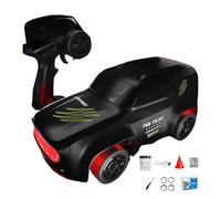 Generisch 2026 Voiture télécommandée Dernière voiture de bureau à grande vitesse 2,4 jouet avec modèle de course télécommandé avec éclairage compétitif tours arrière (noir, 20 x 15,5 x 8 cm)