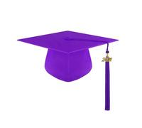 Generisch 212 Casquette pour enfants Taille préscolaire Unisexe Enfants Garçons Filles Gland Années Chapeaux et bonnets de maternelle Réglable avec graduation 2022, lilas, taille unique