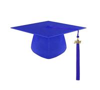 Generisch 212 Casquette pour enfants Taille préscolaire Unisexe Enfants Garçons Filles Gland Années Chapeaux et bonnets de maternelle Réglable avec graduation 2022, bleu, taille unique