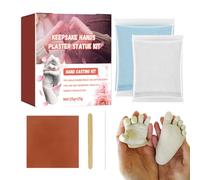 Generisch 3DD - Kit de Moulage à la Main - Kit de Moulage à la Main pour Couple - Kit de pansements à la Main pour, Moule de plâtre et Moulage des Pieds, Couple, Grand-mère et ami