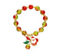 Generisch 4 Rose Anneaux Luck Bead Jade Gold Bracelets For Women Christmas Jade Dainty Beads Bracelets Gold Jewelry For Women Her Him Father Mother Bracelet Mm Pour En Perles Anneaux (A, One Size)