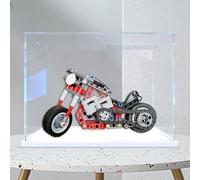 Generisch 42132 Vitrine de rangement 2 en 1 en acrylique pour moto 42132, pour les amateurs de Le*go (vitrine uniquement) (A)