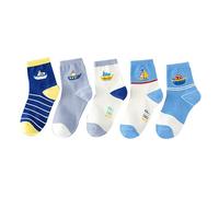 Generisch 5 pièces chaussettes bébé Midtube chaussettes bébé chaussettes de sol printemps animaux chaussettes pour et filles chaussettes de tennis 34, p, 0-2 Jahre