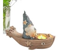 Generisch 5 x 5 x 9 cm - Petites figurines gnomes - Décorations en résine - Statue nautique de jardin - Noms nains nautiques en résine - Statues naines - Décoration de table pour le jardin d'intérieur