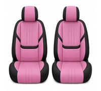 Generisch Accessoire Intérieur Voiture Rose Siège pour Suzuki Vitara 2 Protections Avant, Toucher Suédine Doux, Style Personnalisé pour Citadine, SUV et Voiture Familiale