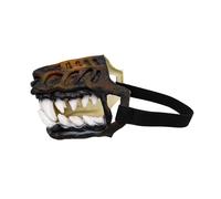 Generisch Accessoires de luxe pour chiens d'Halloween pour animaux de compagnie : nouveau chien pour les fêtes costumées et les farces ! Animal en latex avec un design drôle de museau de chien