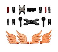 Generisch Accessoires pour figurines d'action imprimées en 3D, ailes pour figurines d'action imprimées en 3D, robot articulé - Robot mobile à collectionner pour adultes, amis, filles