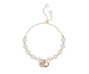 Generisch Acier Rhodonite 2 Largeur Argenté Bijoux 8mm Gemstone For Good Luck Evil Brace En Plusieurs Homme Plusieurs Inoxydable Anneaux (White, One Size)