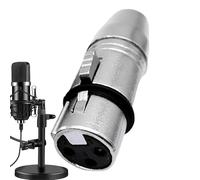 Generisch Adaptateur Audio 3,5 mm Femelle Femelle à 3 Broches - Boîtier en métal pour Microphone, convertisseur pour Enregistrement, présentations et Situations Audio Professionnelles