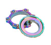 Generisch Adaptateur Centerlock à 6 trous - Adaptateur central en d'aluminium pour vélo - Plaquettes de frein de vélo pour la randonnée, le sport, l'aventure, l'entraînement en plein air, le