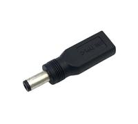Generisch Adaptateur de type C DC - Type C mâle femelle 5,5 x 2,1 mm, convertisseur de fiche creuse 5 V | Convertisseur de charge 5 V, prise universelle, alimentation électronique |