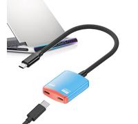 Generisch Adaptateur Type-C | Connexion HD stable | Adaptateur audio de type C pour écran de jeu - Pour salon, chambre à coucher, dortoir d'étudiant, maison, appartement, hommes, adolescents, amis