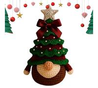 Generisch Adorable kit de crochet, fait à la main, pour sapin de Noël, lutin | Kit de fil pour apprendre à la maison pour adultes, adolescents, femmes, filles, Noël, Halloween