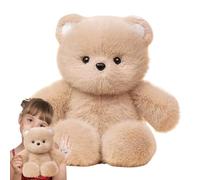 Generisch Adorable peluche ours et chat - Poupée douillette - Coussin en peluche douce - Décoration confortable pour les tout-petits, les enfants, les bébés et les filles