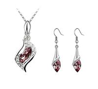 Generisch Affen Schmuckset Kreative Kristall Halskette Schmuck Ohrringe Set Persönlichkeit Schmuck Schmuck Sets Perlen Für Ketten Erwachsene (F, One Size)