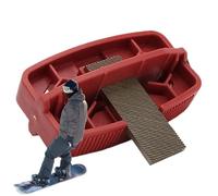 Generisch Afilador De Cantos para Snowboard Y Esquí - Herramienta De Ángulo Latéral Ajustable 86°-89° Con Extraíble - Recortador Portátil ABS+Metal para Mantenimiento Patines Y Deportes Nieve