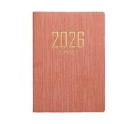 Generisch Agenda de poche A7 2026 - 365 jours en anglais - Carnet de planification journalier pour le travail, l'école, les entreprises, les étudiants, les adultes