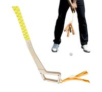 Generisch Aide à l'entraînement de golf - Aide à l'entraînement au golf réglable individuellement - Outil de correction d'équilibre avec point de rencontre réglable pour l'intérieur, la maison et les