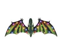 Generisch Ailes de dragon - Ailes lumineuses de 80 cm - Jouet ABS - Ailes réalistes avec lumières et musique pour - Pour Halloween, Noël, anniversaire de naissance - Amusement créatif