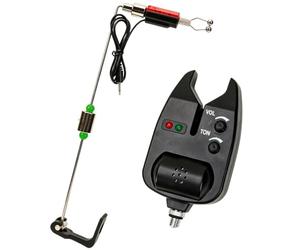 Generisch Alarme de pêche sans fil, électronique et alimentée par piles | Kit d'avertissement de touche pour cannes à pêche en plein air, eau salée, pêche en bateau, pêche en rive, pêche au pierre