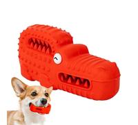 Generisch Alligator Jouet en caoutchouc pour chien Alligator Jouet à mâcher pour chien Nettoyage des dents de chiot Jouet interactif pour chiots de petite, moyenne et grande taille