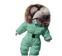 Generisch Amour l'après-midi petits manteaux pour jeunes hommes vestes d'hiver chaudes pour vêtements d'extérieur bonnet à capuche rampe garçon manteau veste survêtement 74 garçon, vert, 12-18 mois