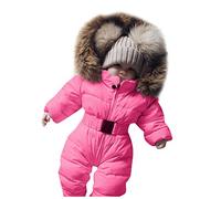 Generisch Amour l'après-midi petits manteaux pour jeunes hommes vestes d'hiver chaudes pour vêtements d'extérieur bonnet à capuche rampe garçon manteau veste survêtement 74 garçon, Rose, 0-3 mois