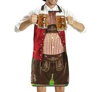 Generisch amusants pour hommes, tablier de cuisine pour adultes - résistants aux taches pour barbecue, pique-nique, camping, cuisine, mariage, Halloween, b, Siehe Beschreibung