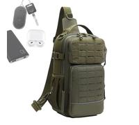 Generisch Angel Sac à bandoulière avec compartiment de rangement pour bouteille d'eau, sac à bandoulière | Pour activités de plein air, voyages, camping, randonnée, sport et aventure