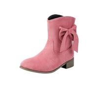 Generisch Ankle Boots Bottines pour femme | Bottes à enfiler pour femme Bottes plates pour femme Bottes courtes Bottes d'hiver mi-hautes confortables Talon mi-haut Chaussures rétro Automne Hiver