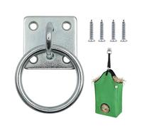 Generisch Anneau de fixation, anneau carré pour fixation murale | Accessoires pour l'écurie, l'entraînement, la bride, l'attache, la cour équestre, la grange, le paddoir, le saule
