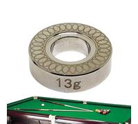 Generisch Anneau de Poids pour Queue de Billard - Variété Attrayante - Disque d'équilibrage réglable pour bâton de Jeu - d'acier Robuste pour optimiser l'équilibre - Accessoires - Entraînement
