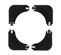 Generisch Anneau de protection pour cible de fléchettes en 4 parties, paroi arrière emboîtable avec